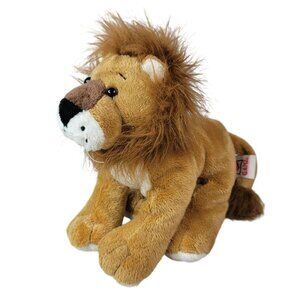 Webkinz Lion Plush Brown Caramel Stuffed Animal Beans In Paws Ganz No Code HM175